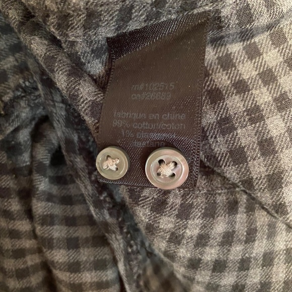 JOHN VARVATOS USA Men’s Check Button Down Shirt Sz XS - Picture 5 of 6